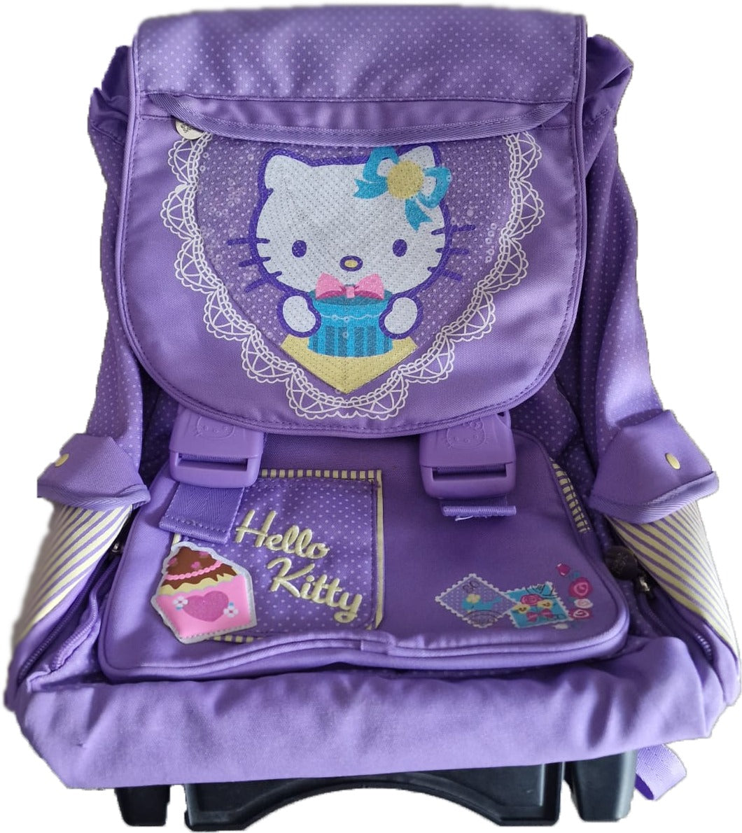 Zaino Trolley Hello Kitty Lilla