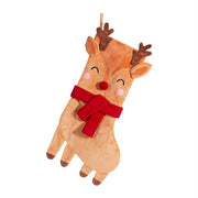 Calza Befana Epifania Renna Rudolph Con Gambe 45cm