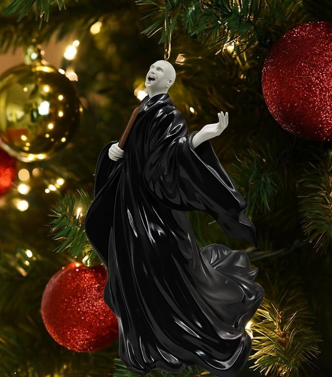 Addobbo Albero Di Natale Harry Potter Voldemort 11cm