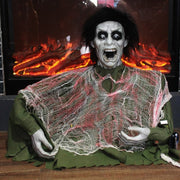 Decorazione Horror Zombie Con Suono E Movimento Halloween