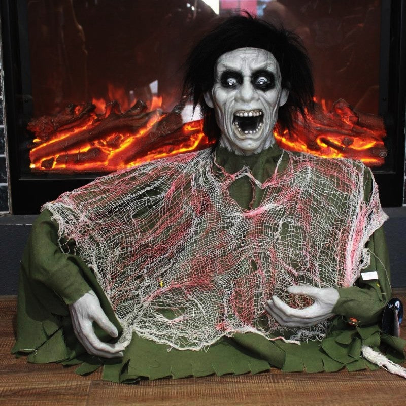Decorazione Horror Zombie Con Suono E Movimento Halloween