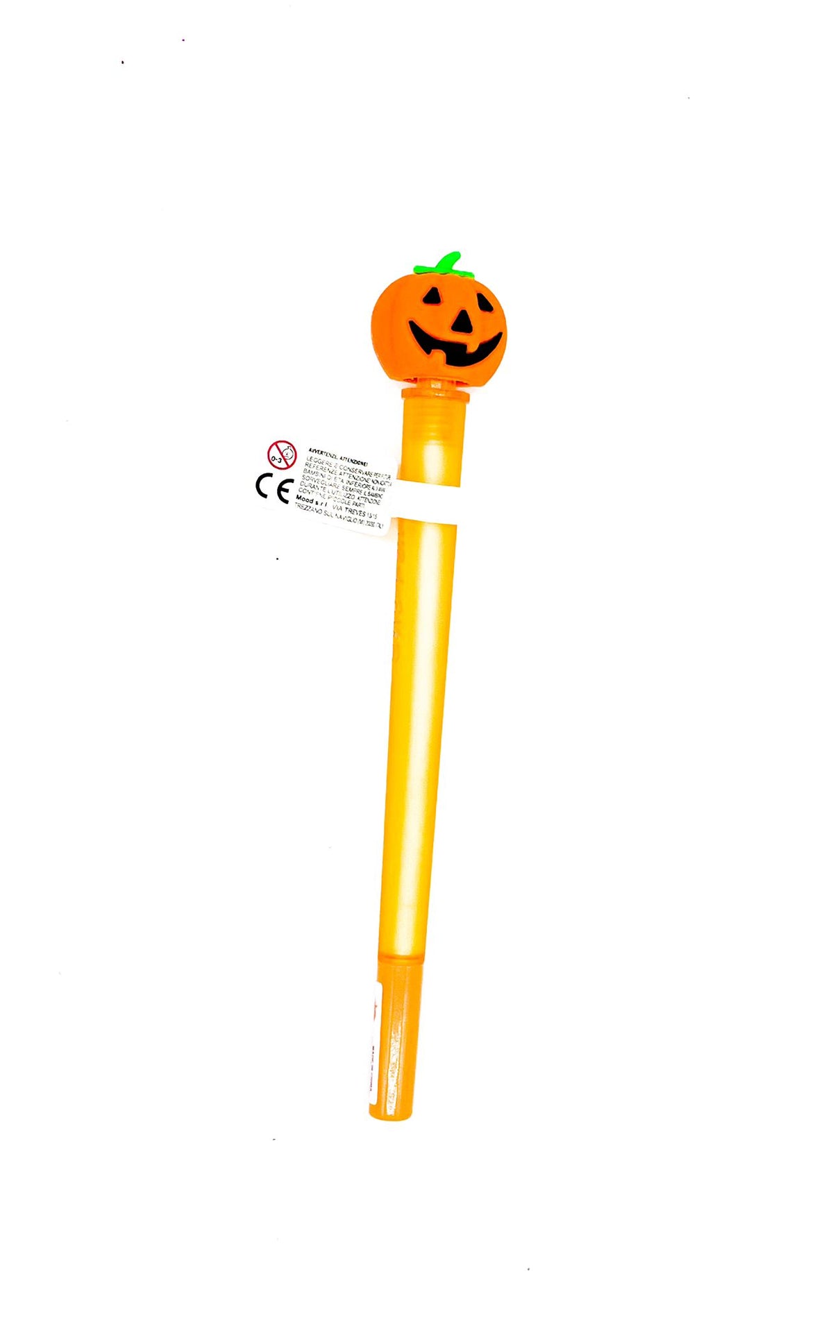 Penna Nera Con Zucca Girevole Halloween