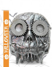 Maschera Halloween/Carnevale Teschio Robot Misura Adulto