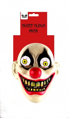 Maschera Halloween Crazy Clown