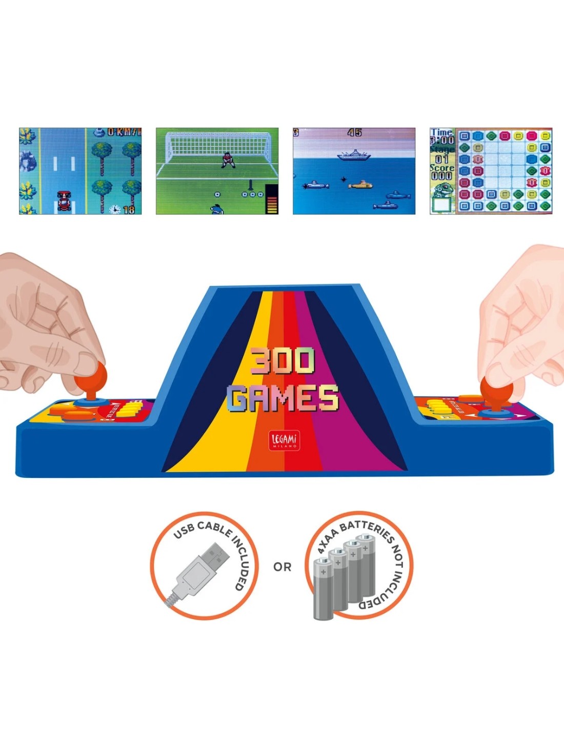 Mini Videogioco Retro Arcade Head To Head Legami