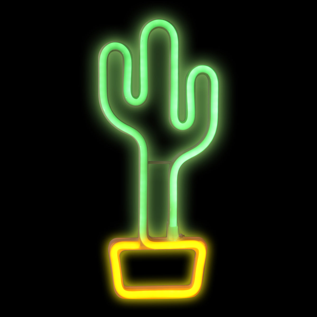 Lampada Cactus Insegna Neon Led Verde