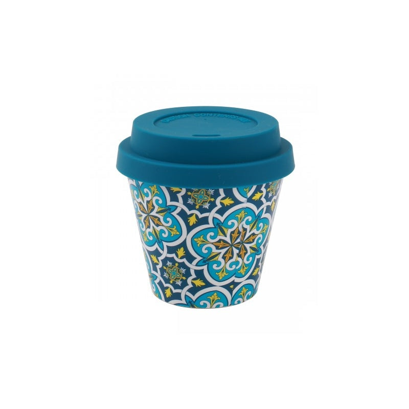 Tazzina Caffe I Drink Mosaico Con Coperchio 90ml