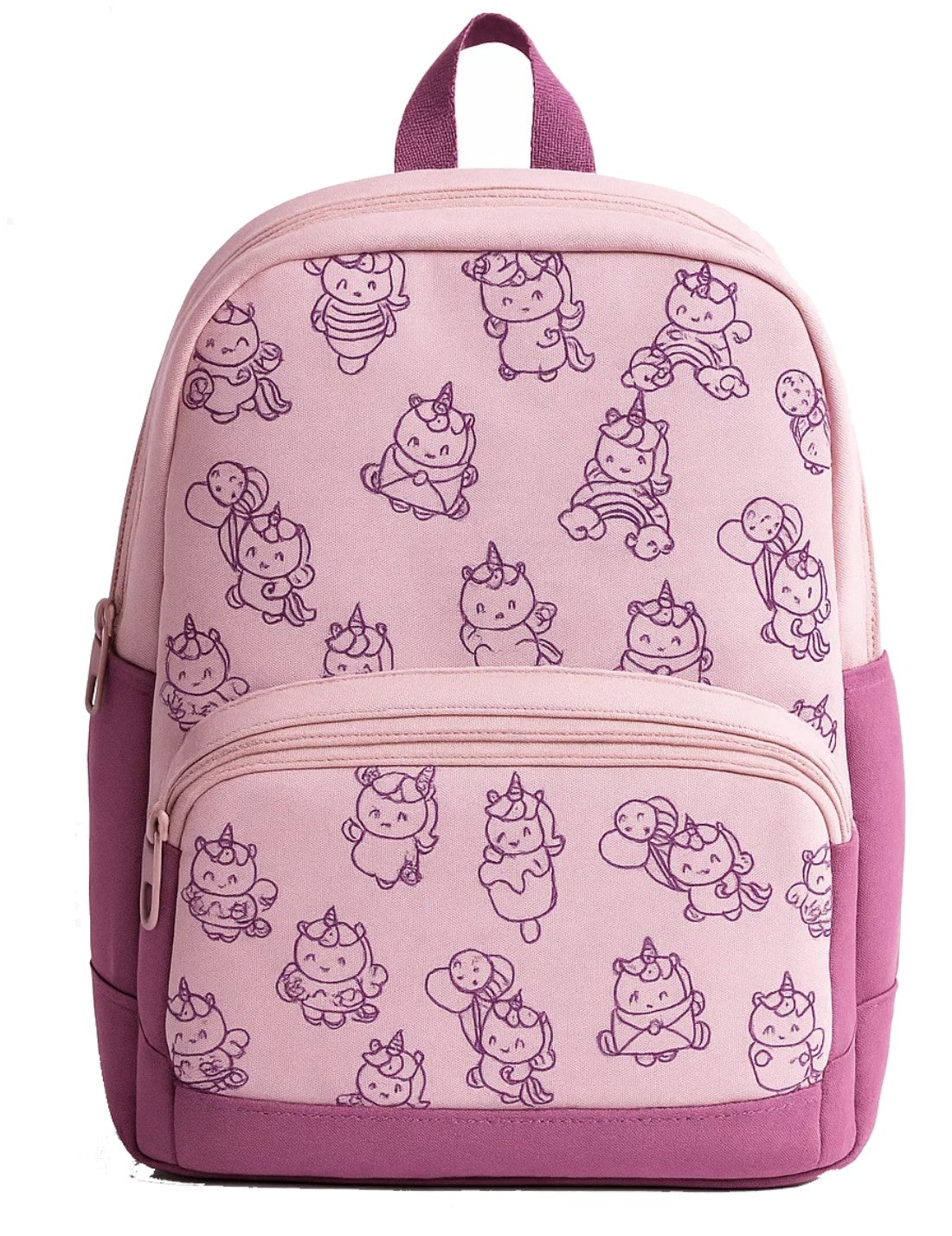 Mini Zaino Asilo Rosa Unicorni