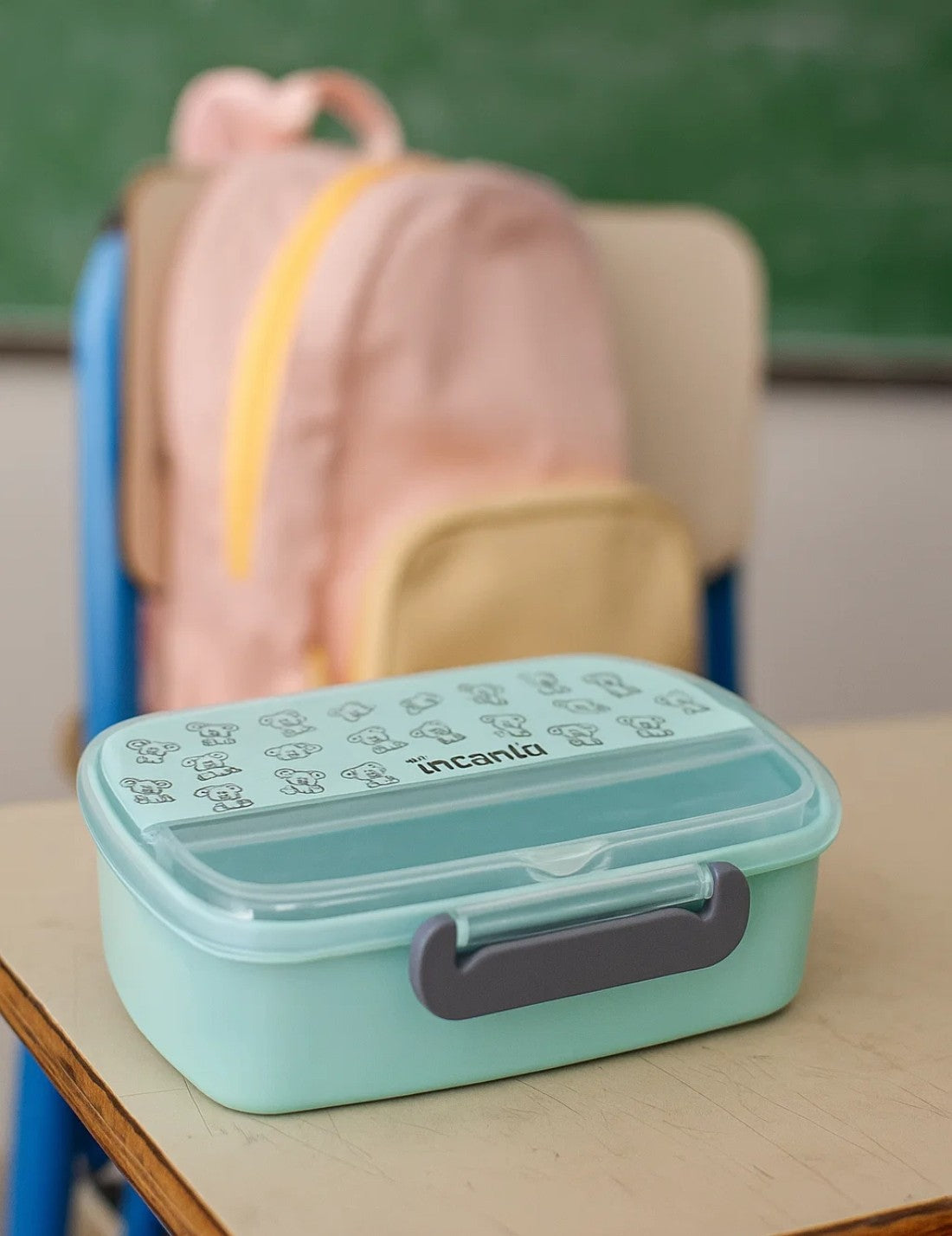 Porta Pranzo In Plastica Con Posate Koala