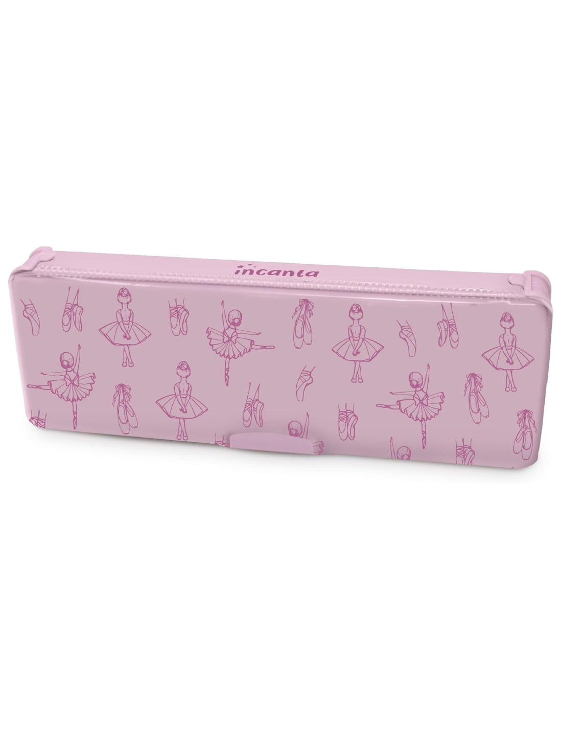 Astuccio Multifunzione Rigido Rosa Ballerine