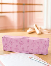 Astuccio Multifunzione Rigido Rosa Ballerine
