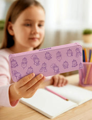 Astuccio Multifunzione Rigido Rosa Unicorni
