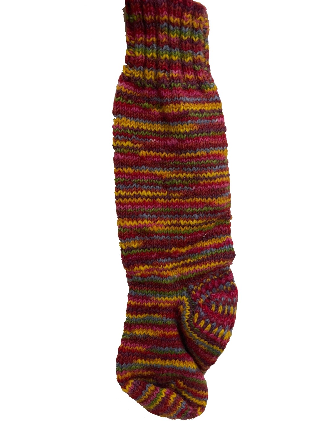 Calza Befana Epifania In Lana Multicolor 35CM