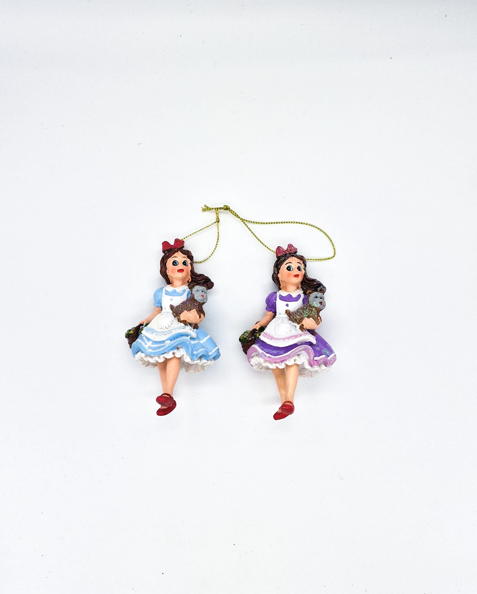 Addobbo Albero Di Natale Dorothy Mago Di Oz Con Vestito Azzurro O Viola