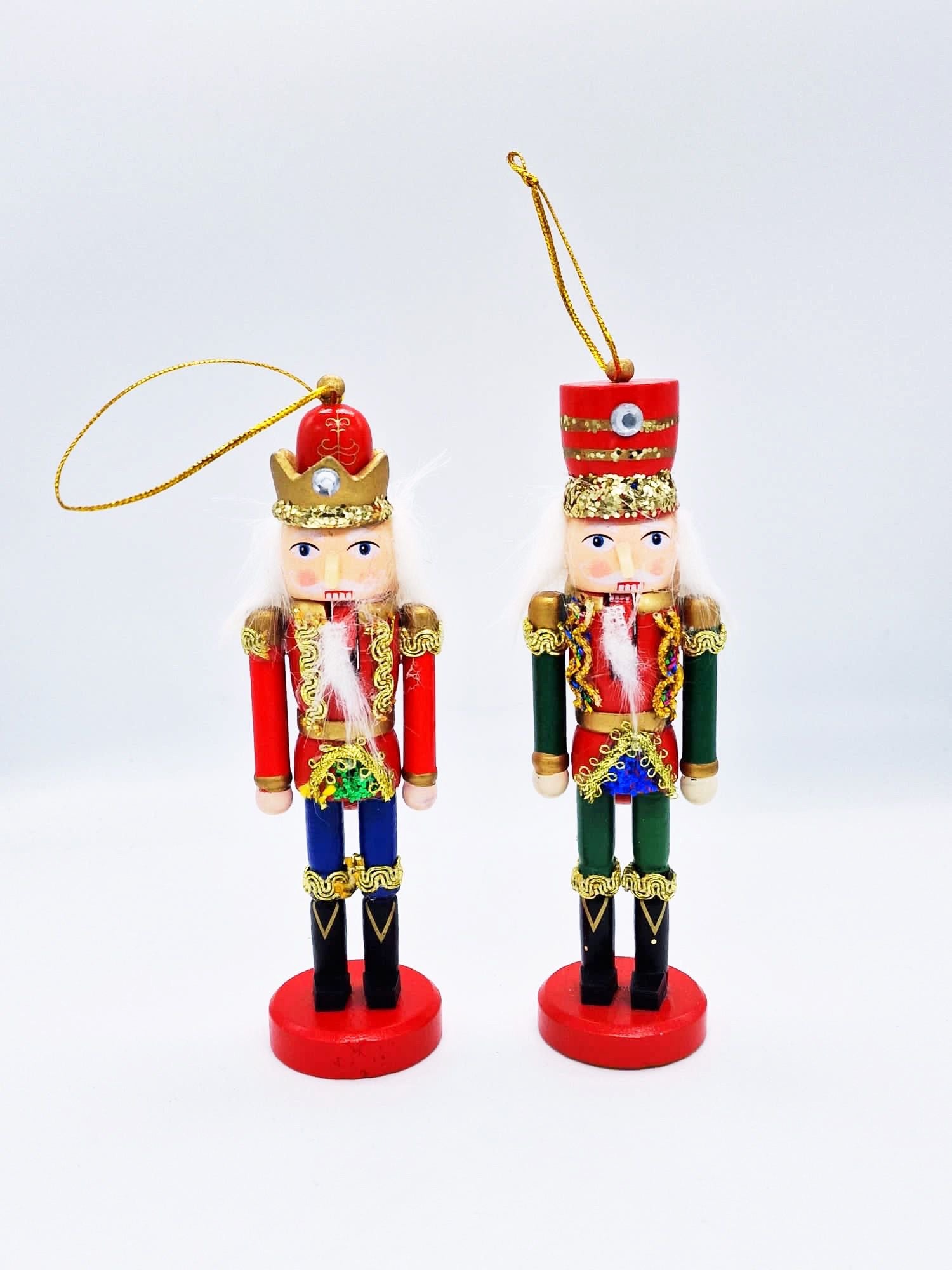 Addobbo Albero Di Natale Soldatino Schiaccianoci Abito Decorato