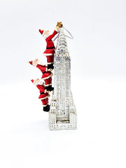 Addobbo Albero Di Natale Babbo Natale Su Empire State Building