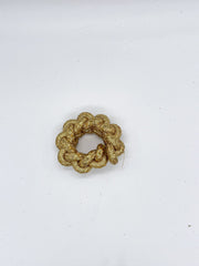 Girocandela Intrecciato Con Glitter Oro Ø4CM