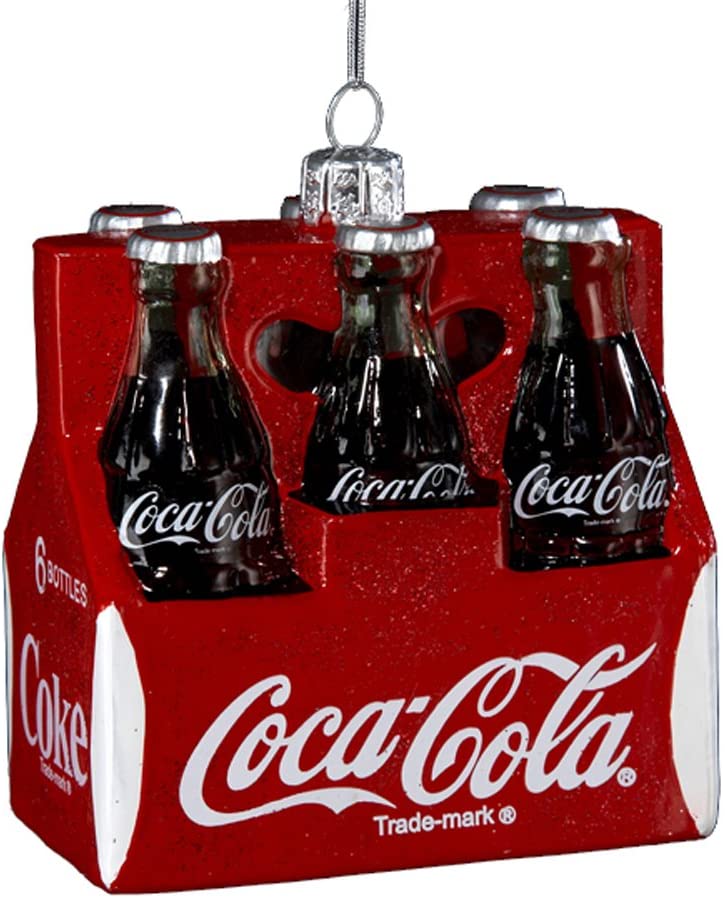 Addobbo Albero Di Natale Cassa 6 Bottiglie Coca-Cola