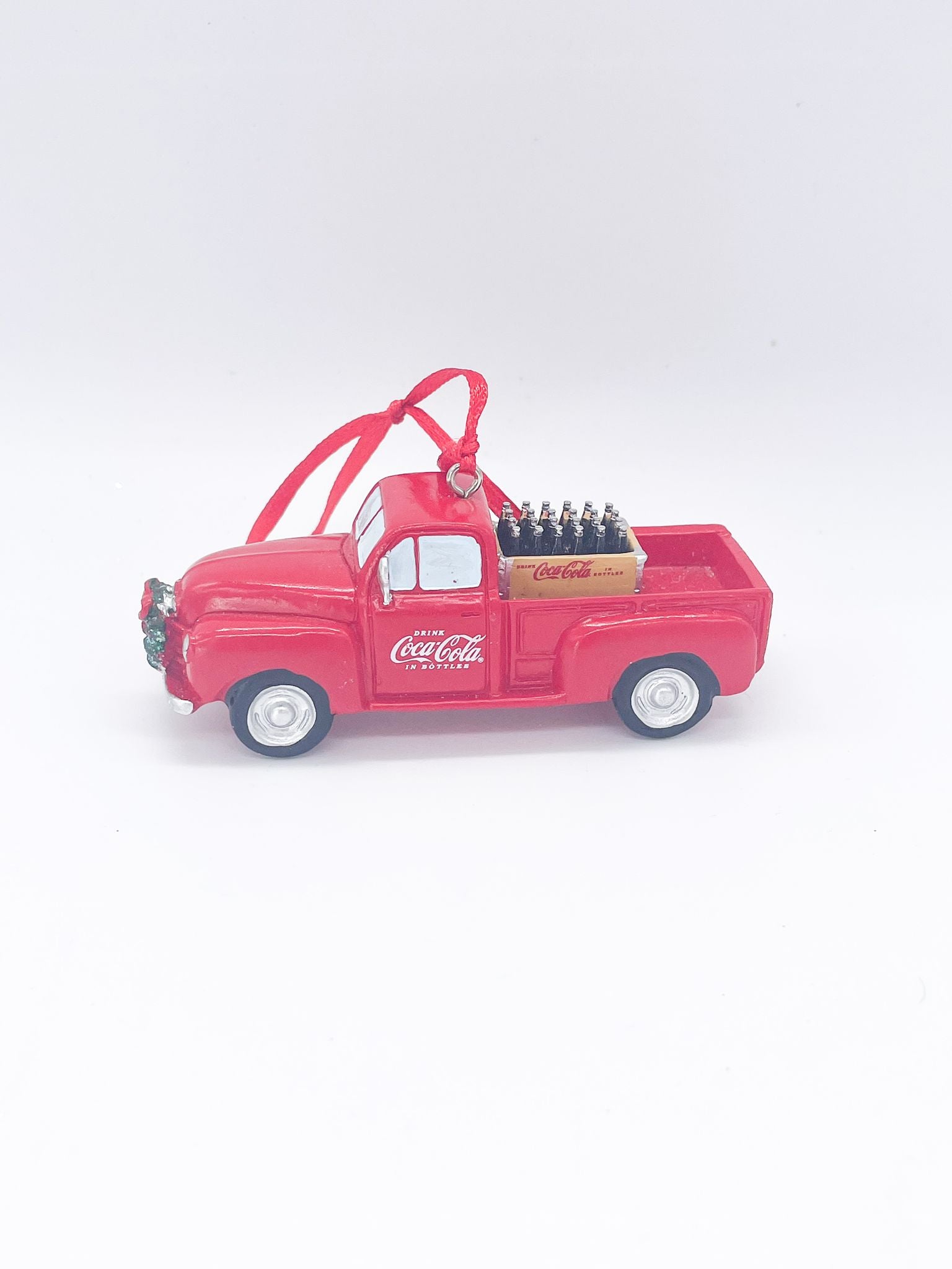 Addobbo Albero Di Natale Auto Con Cassa Coca-Cola