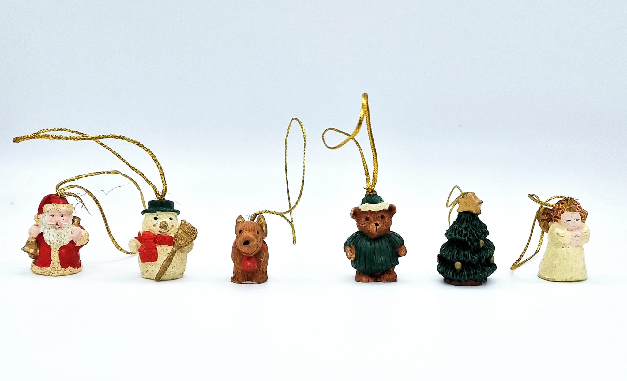 Addobbo Albero Di Natale Figure Natalizie Assortite 3cm 12Pz