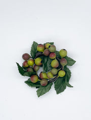 Girocandela Ghirlanda Floreale Con Bacche Verdi Ø3,5CM