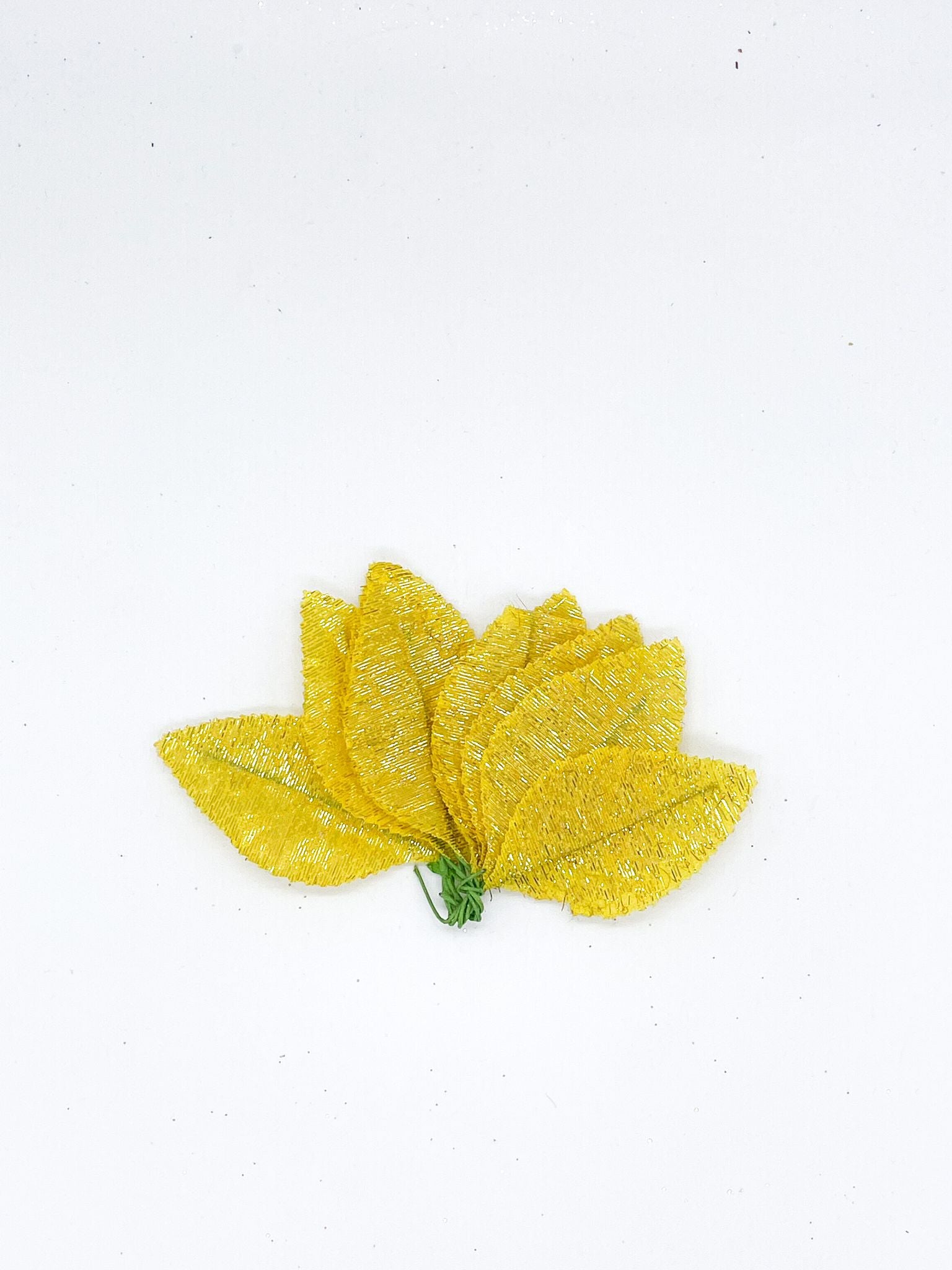 Addobbo Albero Di Natale Foglie Oro
