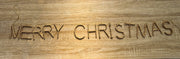 Fuoriporta Scritta Merry Christmas Oro Glitter