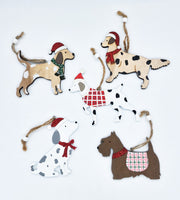 Addobbo Albero Di Natale Cane In Legno