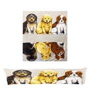 Stoffa Per Cuscino Paraspifferi Con Cani 75x100cm