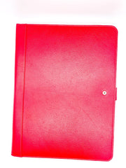 Portablocco In Ecopelle Rosso A4