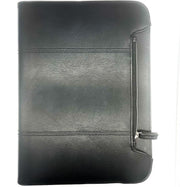 Portablocco Porfessionale In Ecopelle Nero Chiusura Zip A4