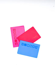 Custodia Per Carte Di Credito E Debito In PVC 2 Scomparti 9x6cm