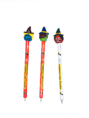 Penna Nera Testa Di Zucca Con Cappello Assortite Accessori Halloween