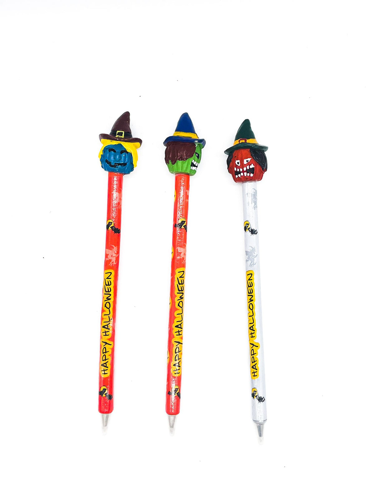 Penna Nera Testa Di Zucca Con Cappello Assortite Accessori Halloween