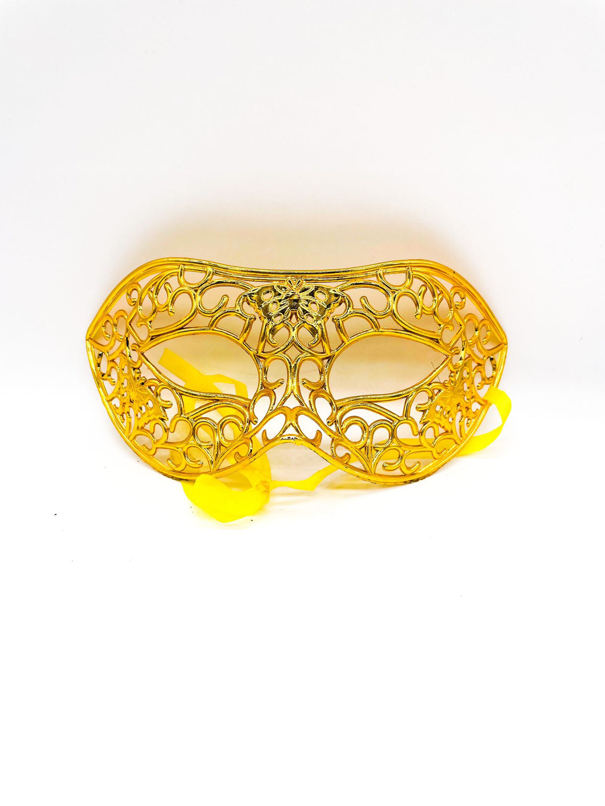 Maschera Veneziana Oro Per Occhi 22x7cm Maschere Carnevale
