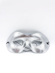 Maschera Argento Lucida Per Occhi Maschere Carnevale