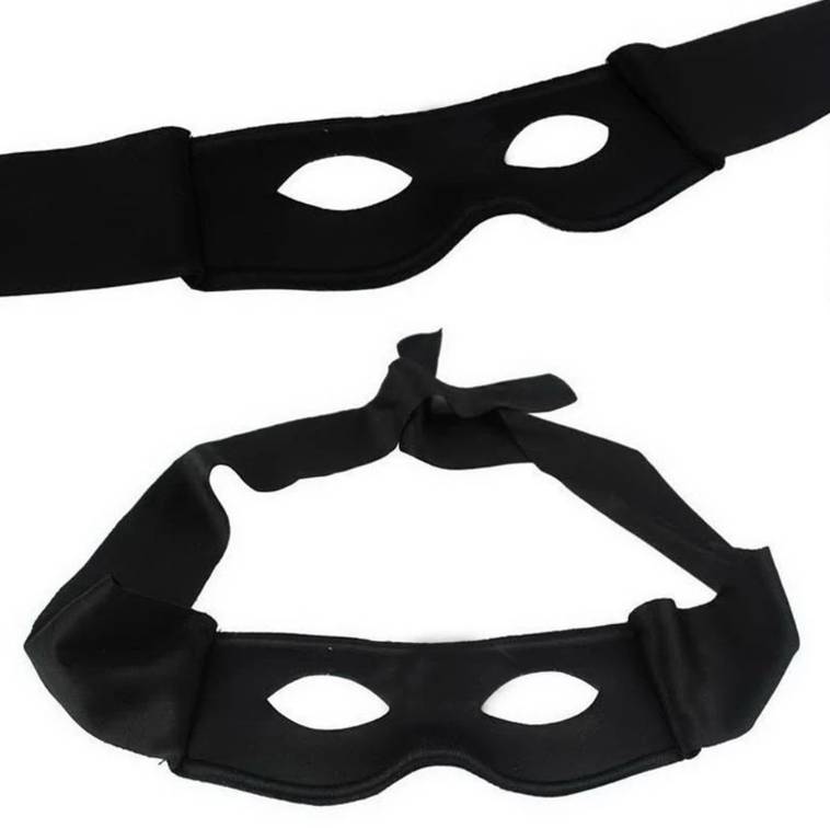 Maschera Nera Zorro Per Occhi Maschere Carnevale