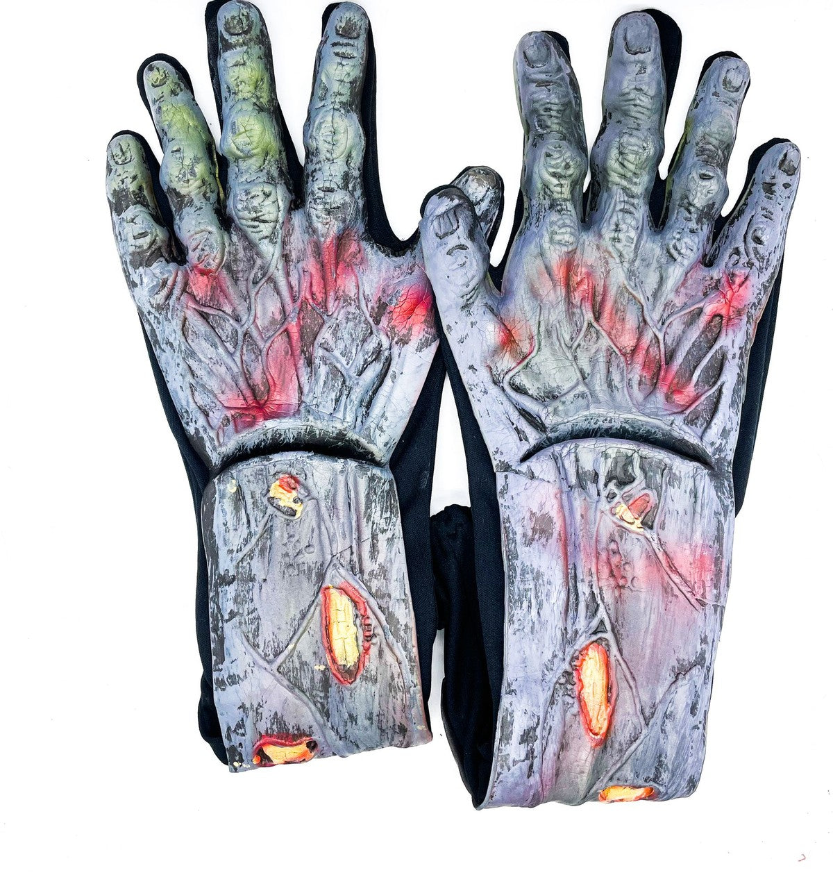 Guanti Mani Da Zombie 40cm Accessori Halloween