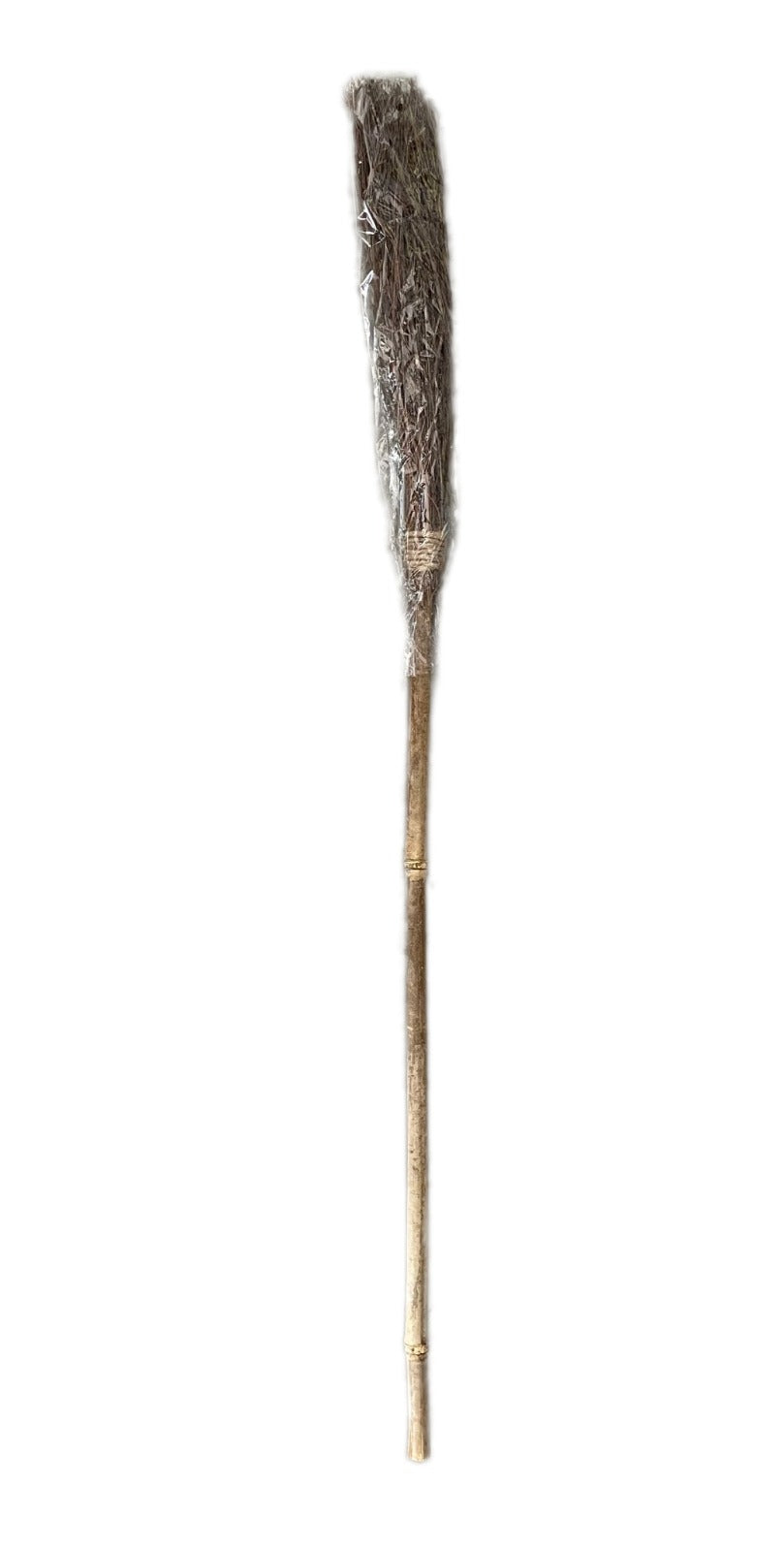 Scopa Da Strega In Bamboo 105cm Accessori Halloween