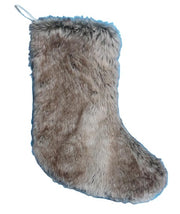 Calza Befana Epifania Pelliccia Beige