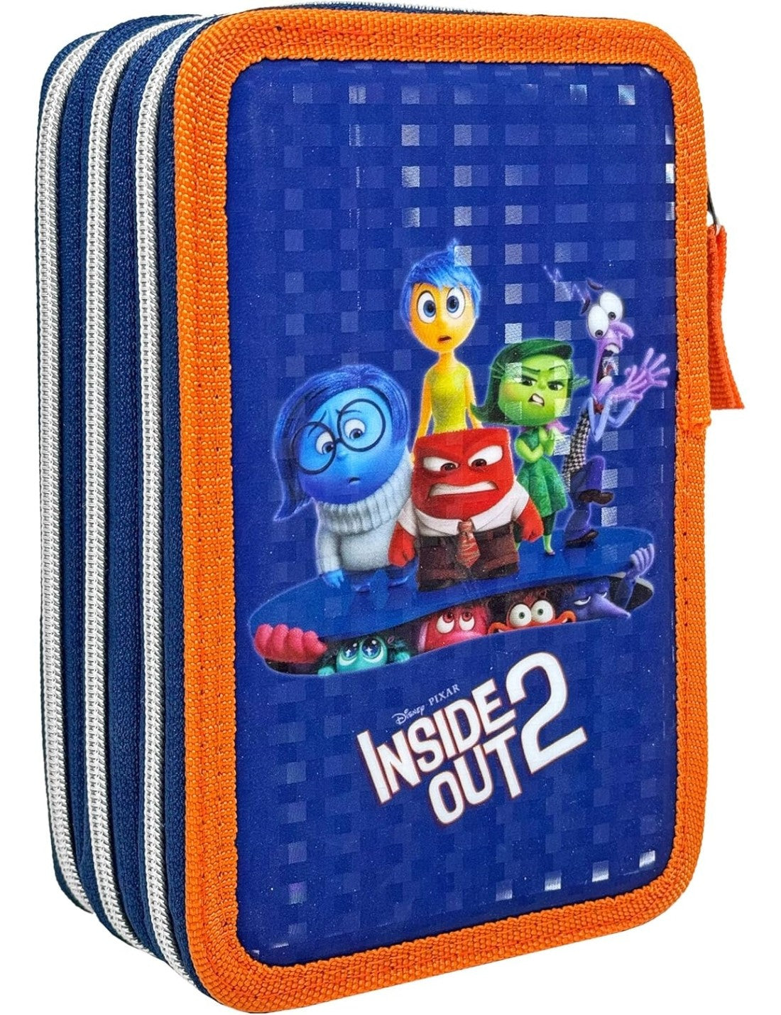Astuccio Completo 3 Zip Disney Inside Out