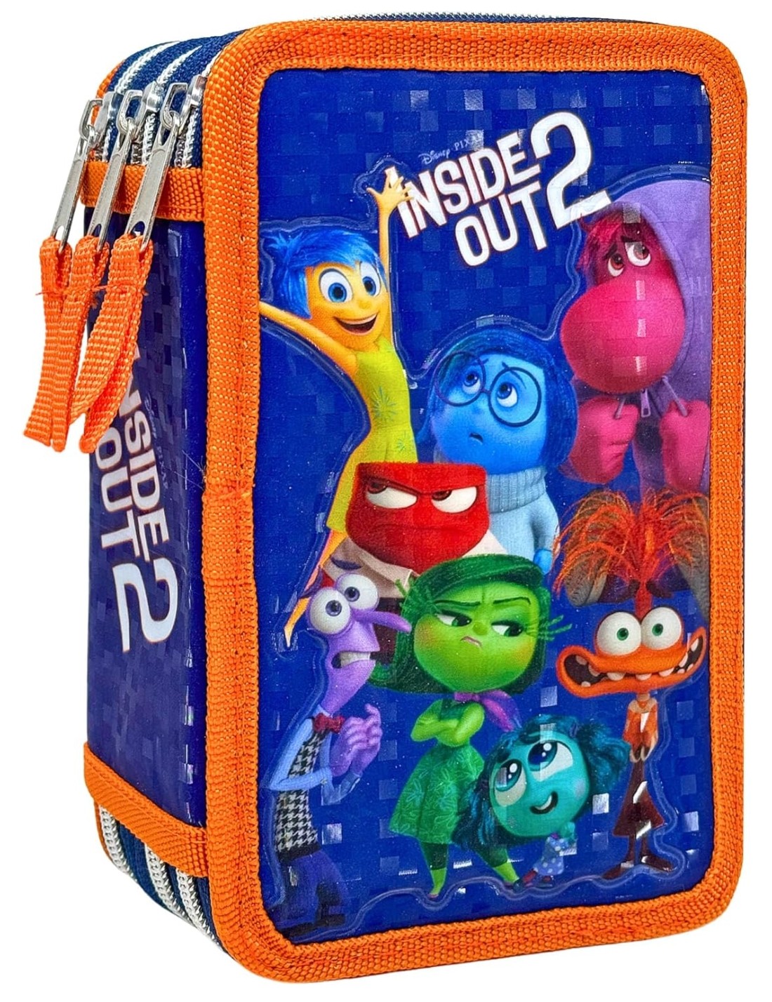 Astuccio Completo 3 Zip Disney Inside Out