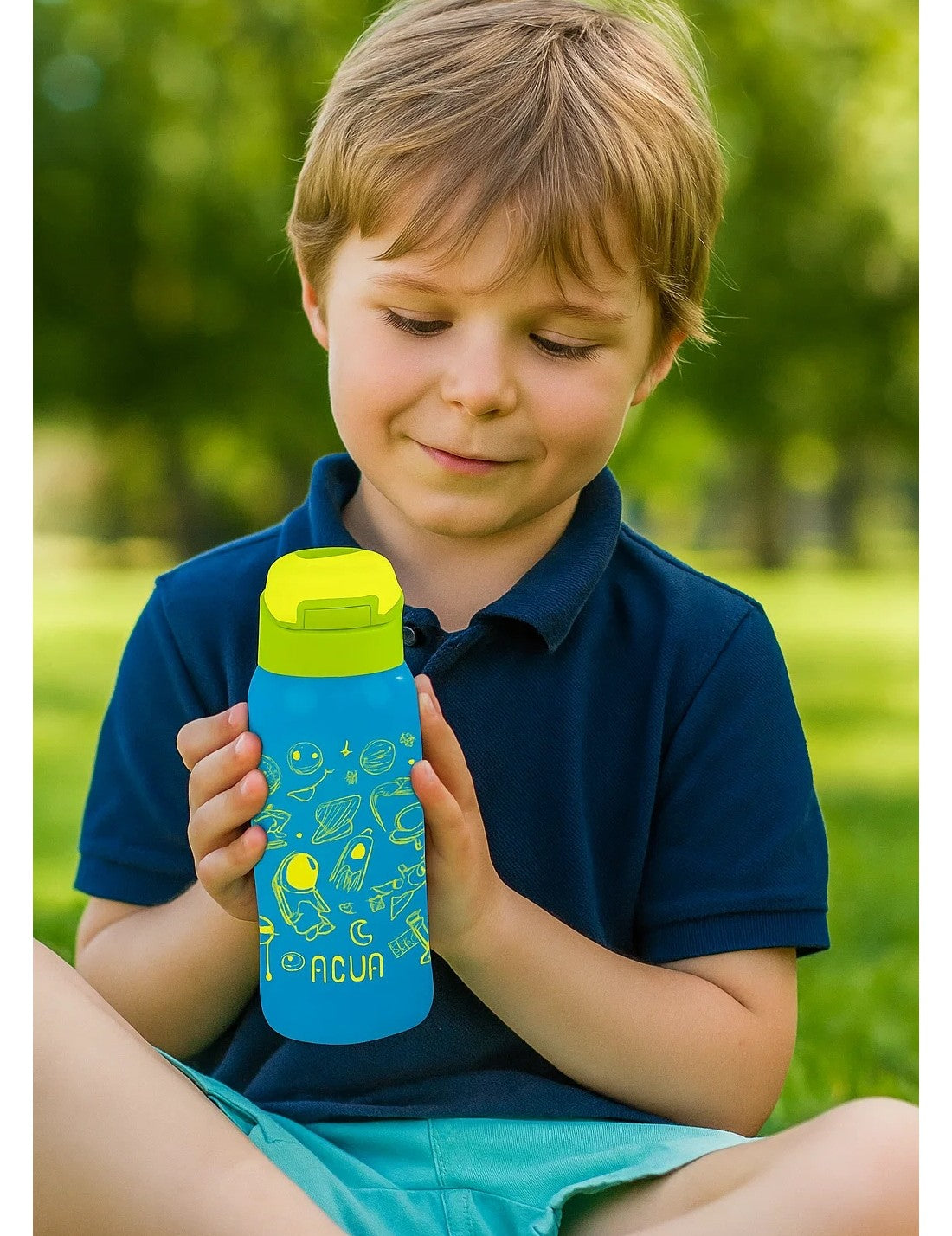 Borraccia Termica In Acciaio Inox Acua Kids Astronauti 350ml