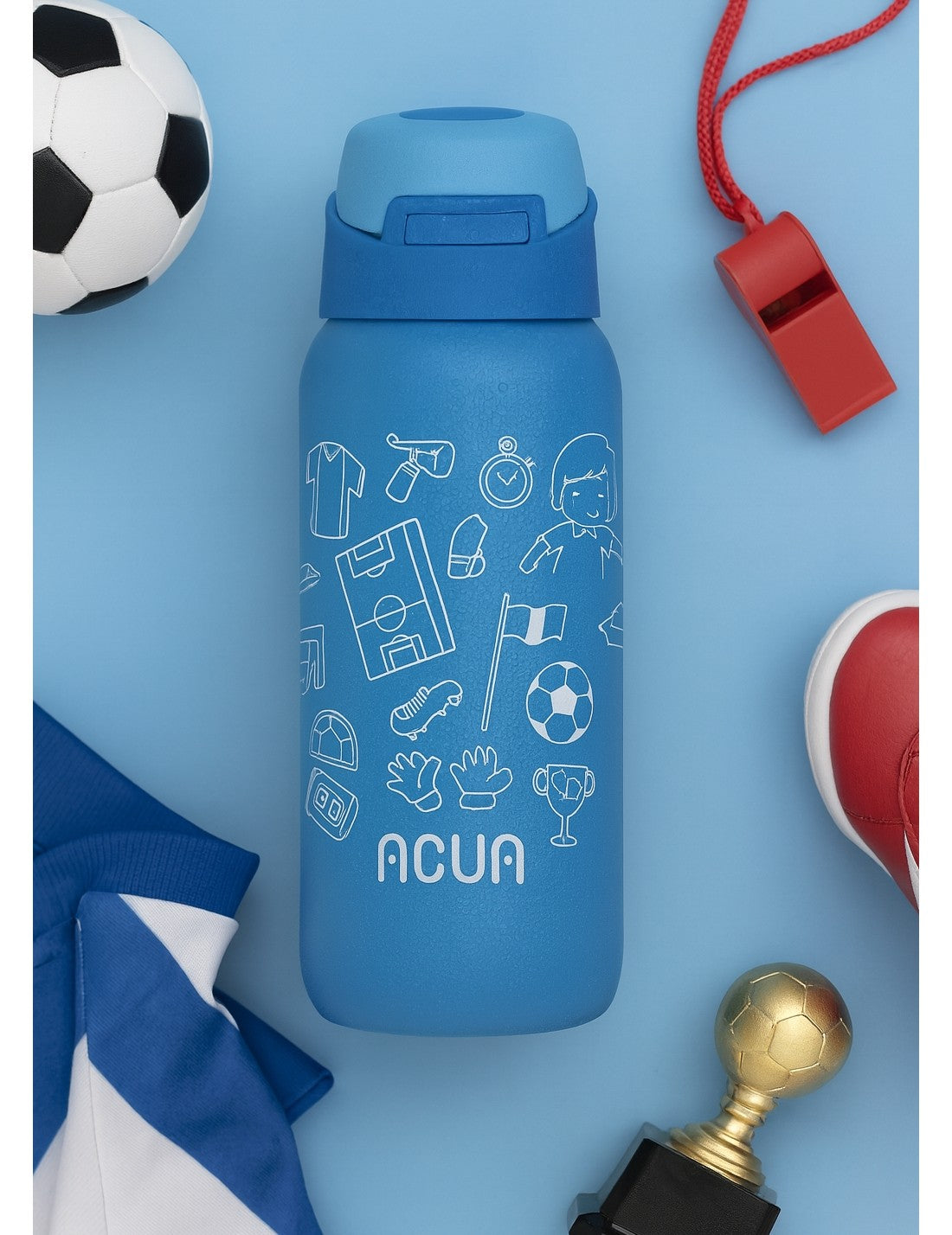 Borraccia Termica In Acciaio Inox Acua Kids Calcio 350ml