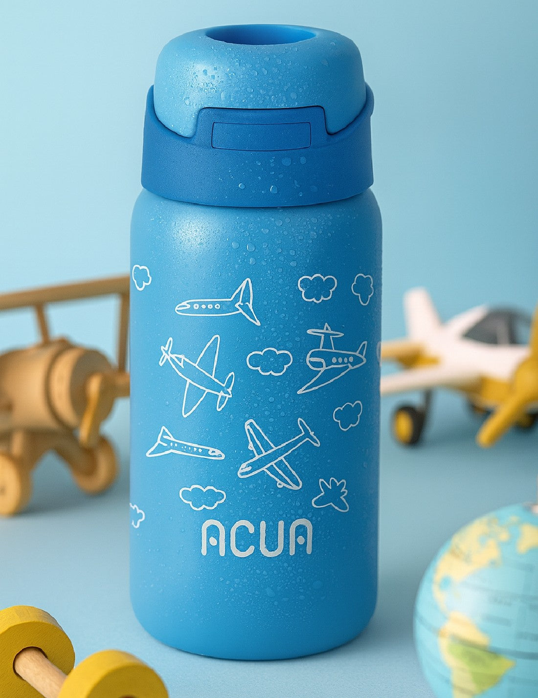Borraccia Termica In Acciaio Inox Acua Kids Aerei 350ml