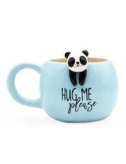 Tazza Azzurra Con Panda - Hug Me Please