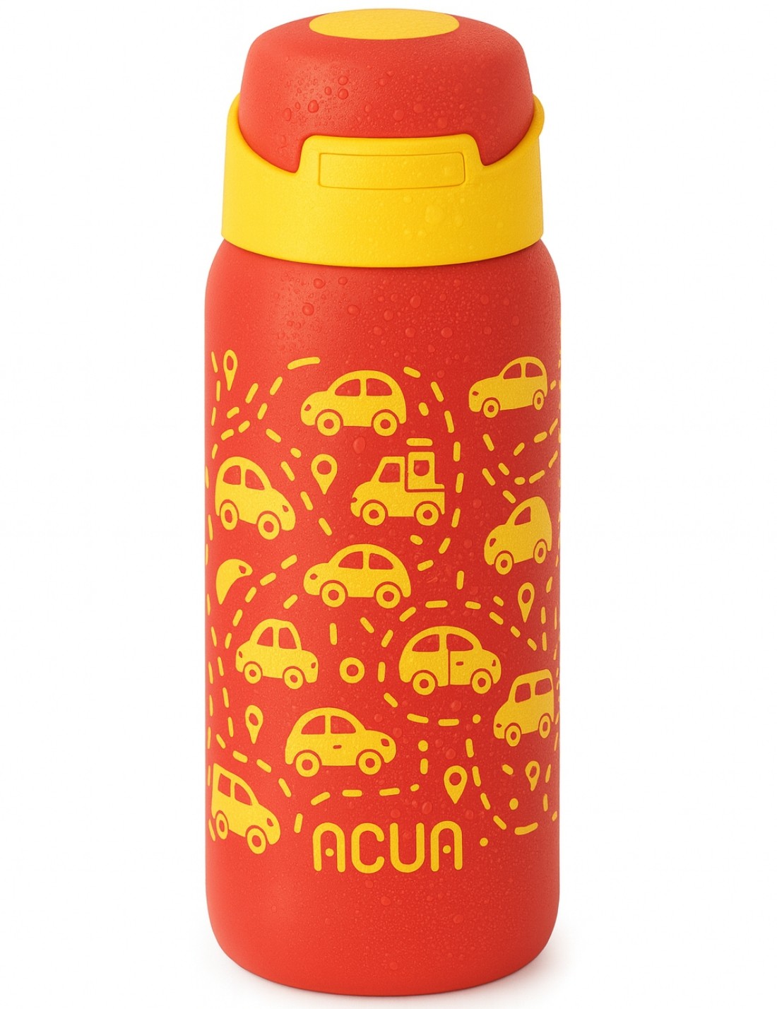 Borraccia Termica In Acciaio Inox Acua Kids Macchine 350ml