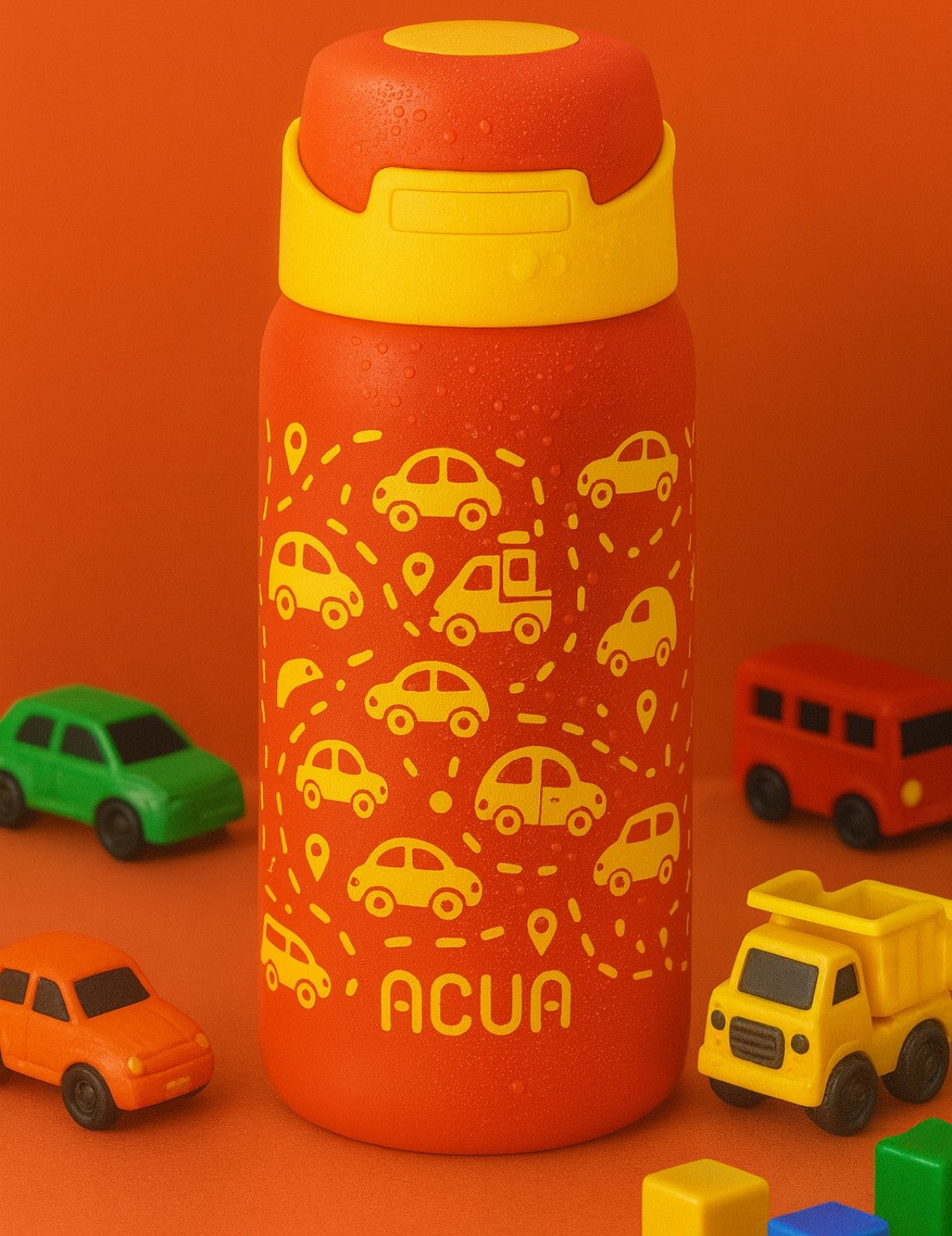 Borraccia Termica In Acciaio Inox Acua Kids Macchine 350ml