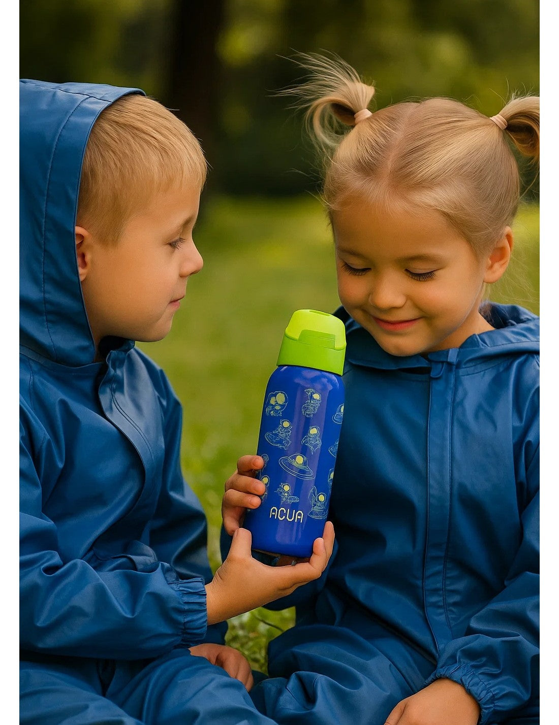 Borraccia Termica In Acciaio Inox Acua Kids Astronauti 350ml