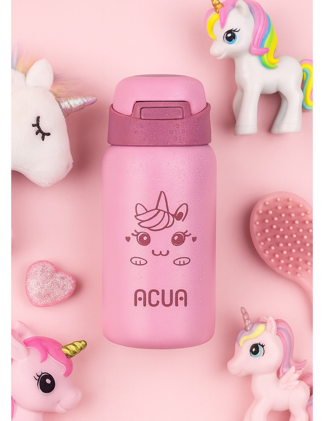 Borraccia Termica In Acciaio Inox Acua Kids Unicorno 350ml